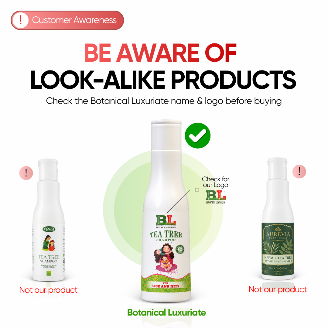 Natural Tea Tree Anti Lice & Nits Shampoo 100ml