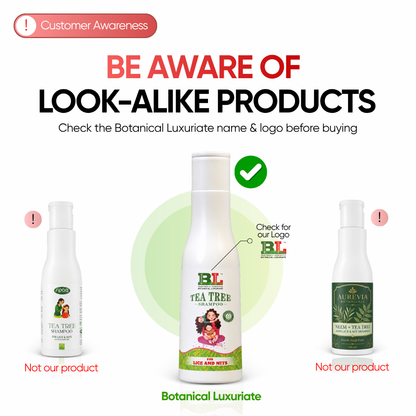 Natural Tea Tree Anti Lice & Nits Shampoo 100ml