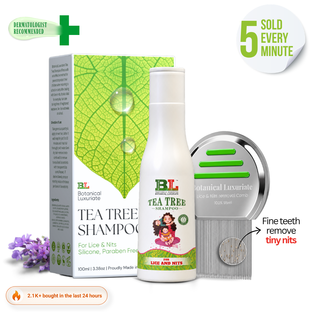 Natural Tea Tree Anti-Lice & Nits Shampoo 100ml