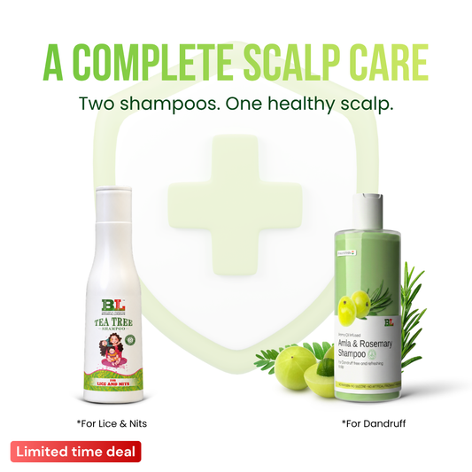 Botanical Luxuriate Complete Scalp Shield  Anti-Lice, Nits(100ml) & Dandruff Shampoo(100ml)
