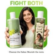 Natural Amla & Rosemary Anti-Dandruff Shampoo – No Parabens 100ml