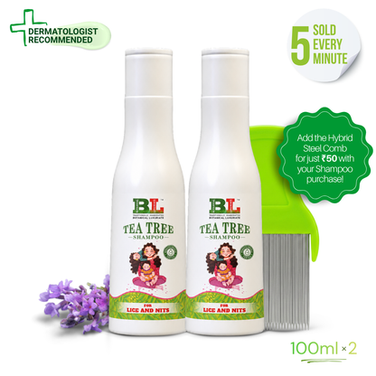 Natural Tea Tree Anti-Lice & Nits Shampoo 100ml