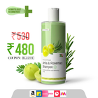 Natural Amla & Rosemary Anti-Dandruff Shampoo – No Parabens 100ml