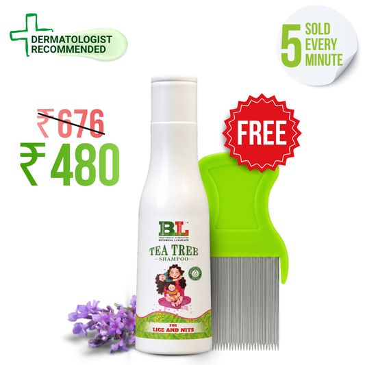 Natural Tea Tree Anti-Lice & Nits Shampoo 100ml