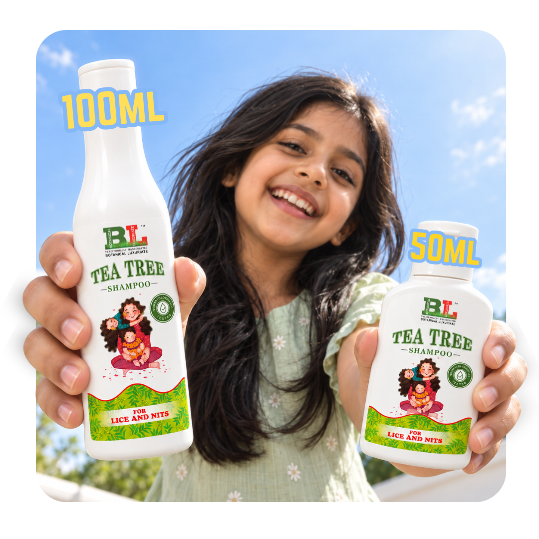 Natural Tea Tree Anti-Lice & Nits Shampoo  – 50ml