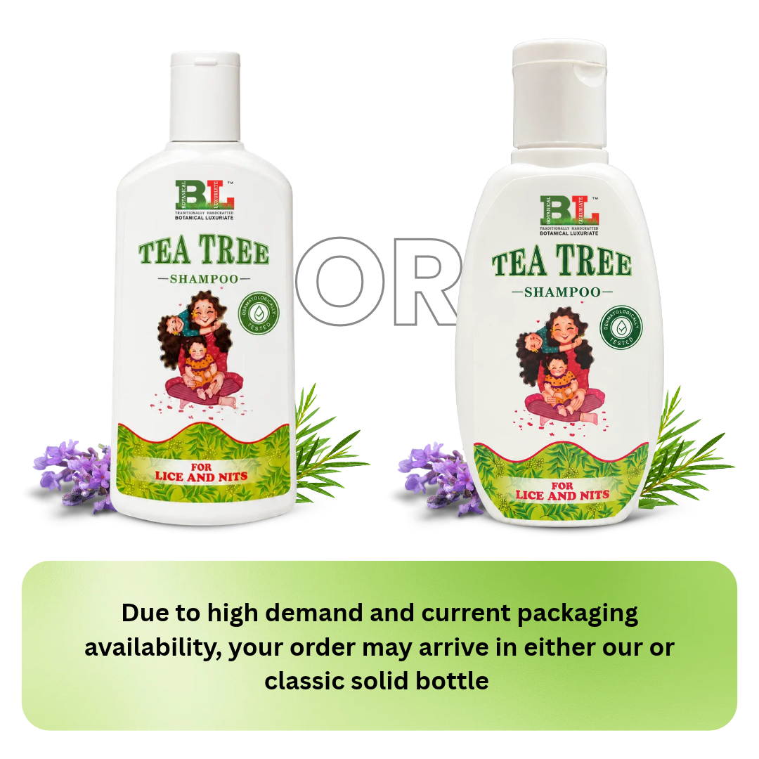 Natural Tea Tree Anti-Lice & Nits Shampoo  – 50ml
