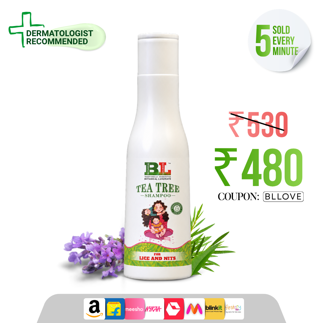 Natural Tea Tree Anti Lice & Nits Shampoo 100ml