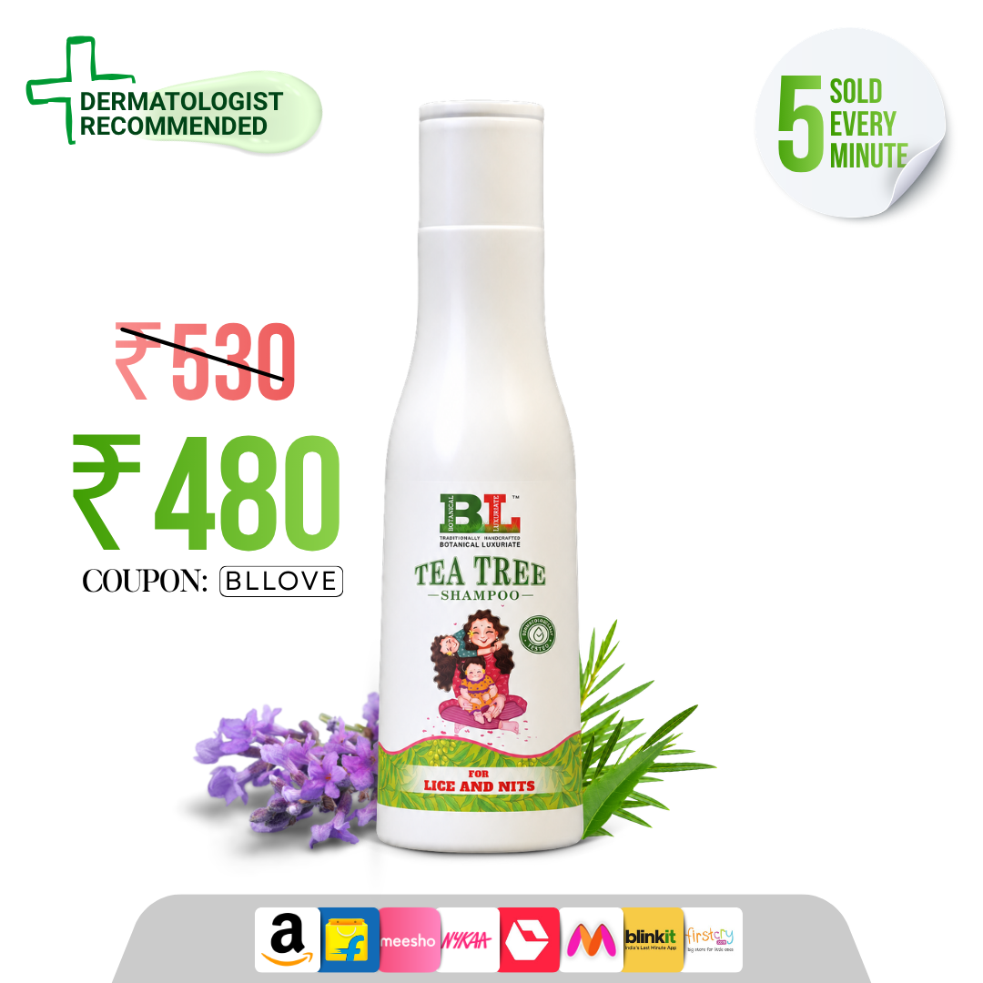 Natural Tea Tree Anti Lice & Nits Shampoo 100ml