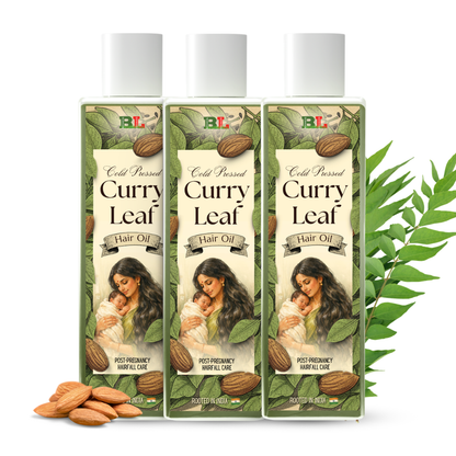 Cold Pressed Curry Leaf Hair Growth Oil 100 ml- Volume Boost & Increase Thickness