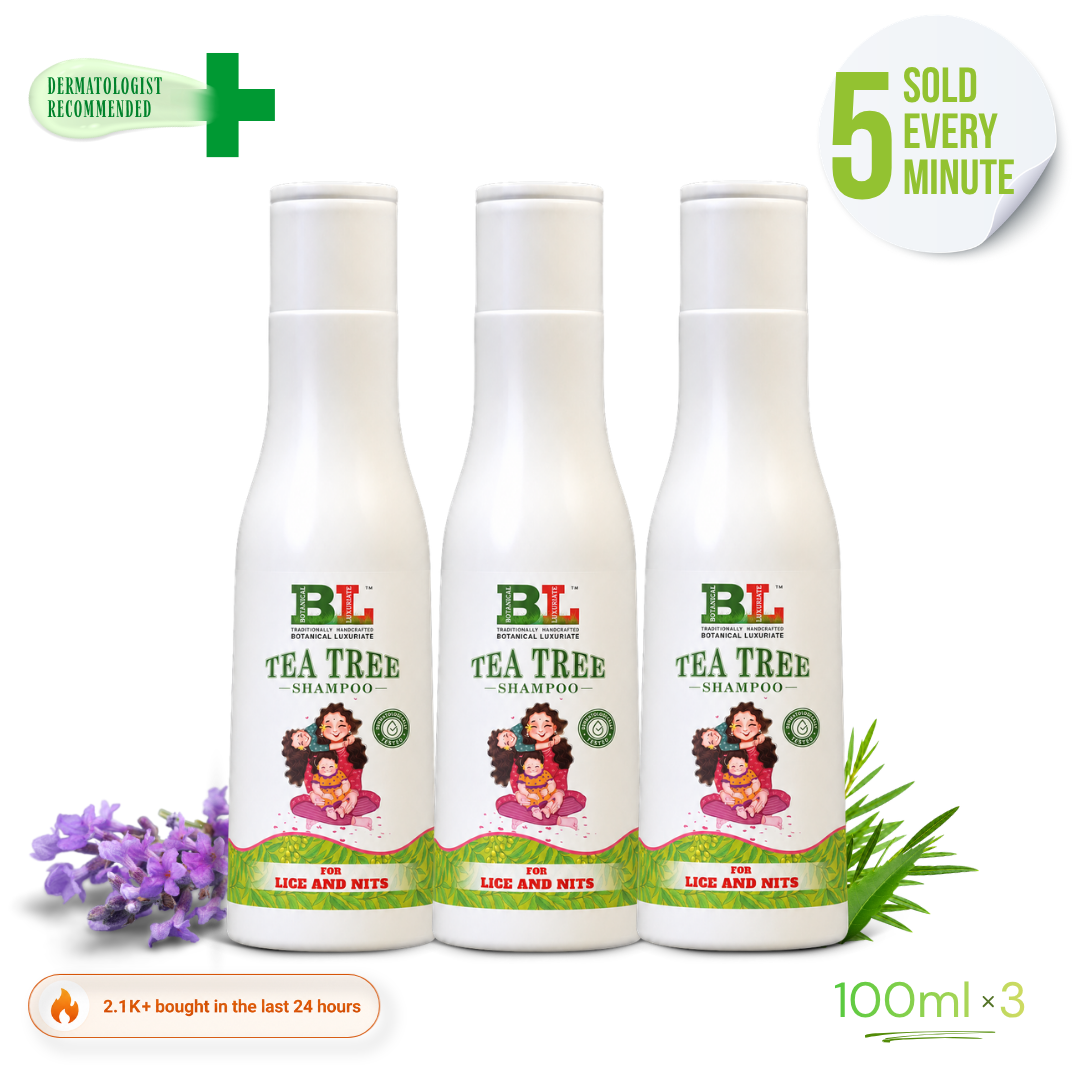Natural Tea Tree Anti-Lice & Nits Shampoo 100ml