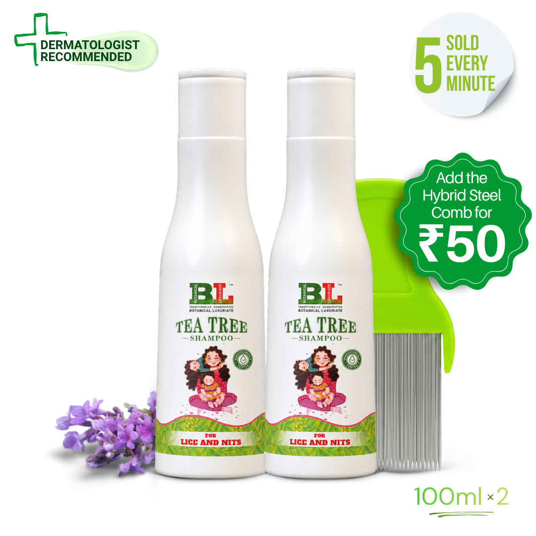 Natural Tea Tree Anti-Lice & Nits Shampoo 100ml