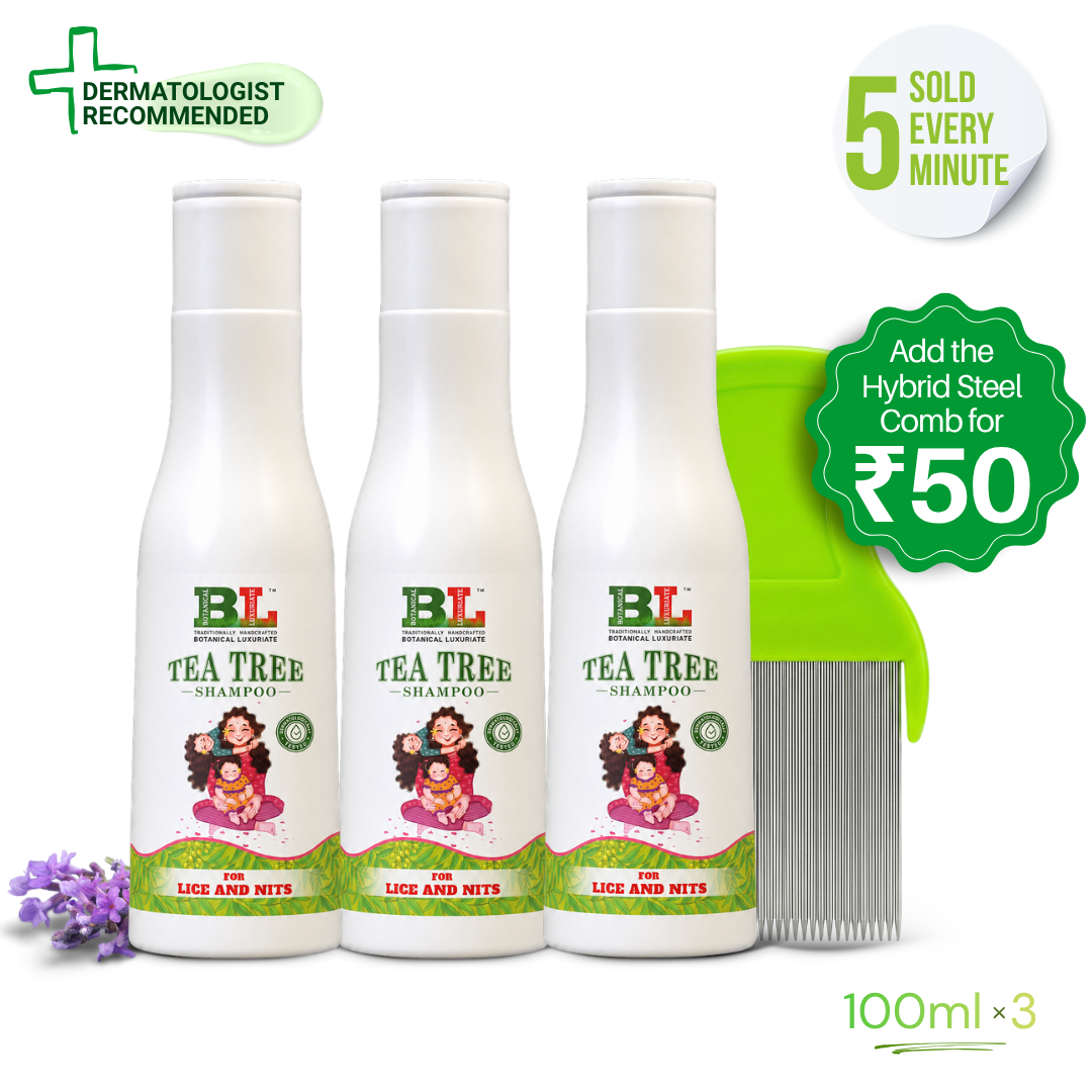 Natural Tea Tree Anti-Lice & Nits Shampoo 100ml