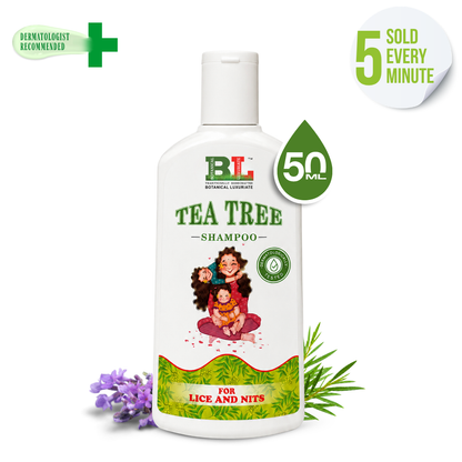 Botanical Luxuriate Gentle Tea Tree Anti-Lice & Nits Shampoo for Kids – 50ml