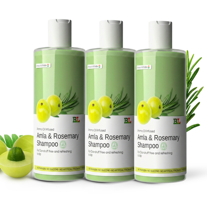 Natural Amla & Rosemary Anti-Dandruff Shampoo – No Parabens 100ml
