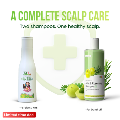 Botanical Luxuriate Complete Scalp Shield  Anti-Lice, Nits(100ml) & Dandruff Shampoo(100ml)